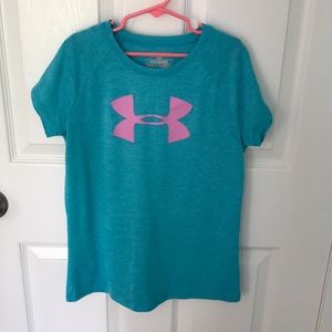 GIRLS UNDERARMOUR TEE